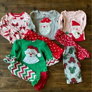 Baby girl 12 month Christmas Bundle- Carters and others